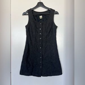 GAP Gray Sleeveless A-line Mini Dress